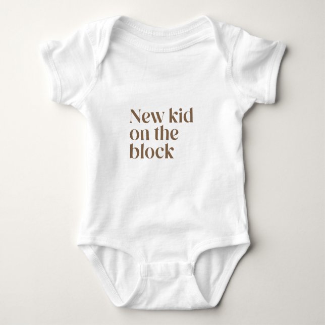 New Kid on the Block Retro Baby Bodysuit (Front)