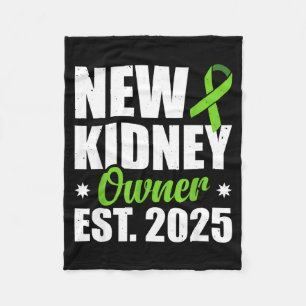 New Kidney Owner Est. 2025  Fleece Blanket