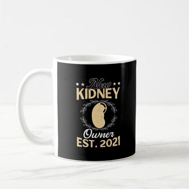 New Kidney Owner Transplant Organ Recipient Coffee Mug (Left)