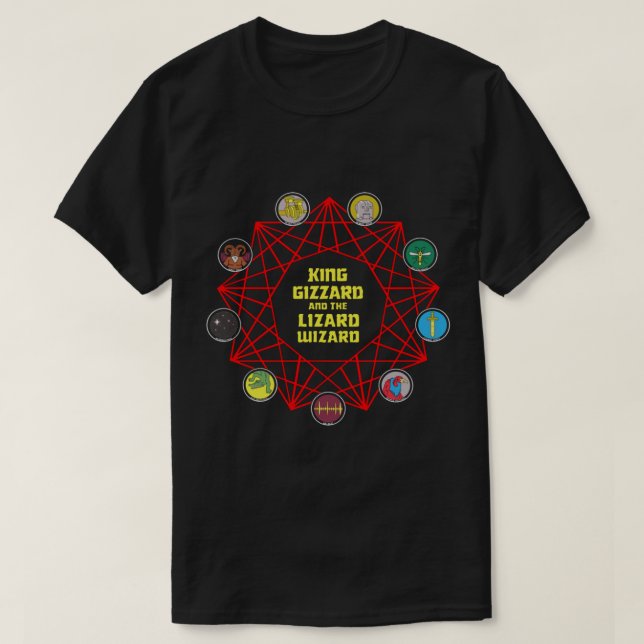 New King-gizzard symbols rock psychedelic Classic  T-Shirt (Design Front)
