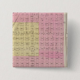 New Kiowa, Sun City, Stanley, and Holliday, Kansas 15 Cm Square Badge