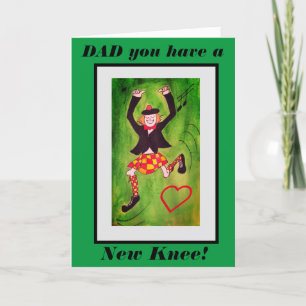 New Knee Highland dancer card Dad