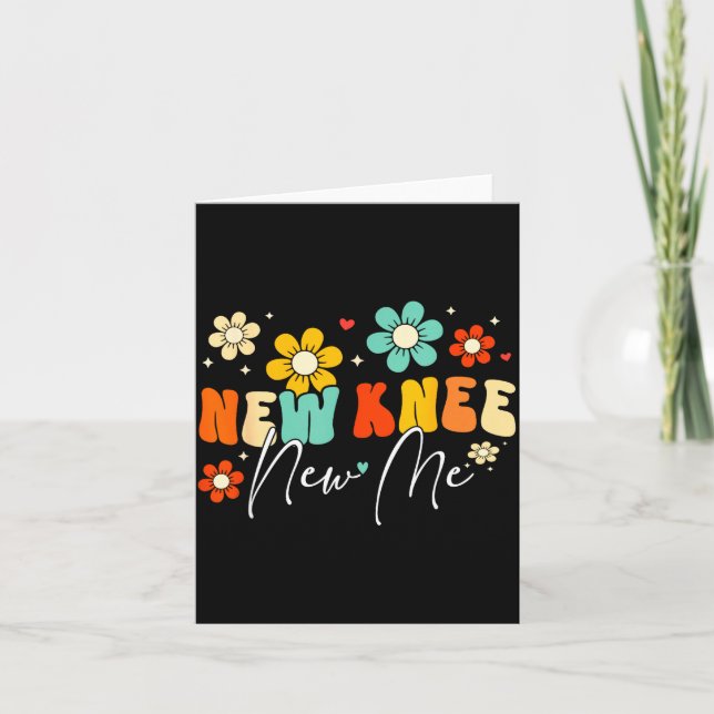 New Knee New Funny Knee Replacement Surgery Card (Front)