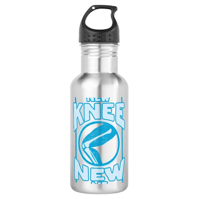New Knee New Me Knee Replacement 710 Ml Water Bottle (Front)