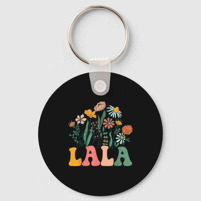 New Lala Wildflower First Birthday &amp; Baby Show Key Ring (Front)