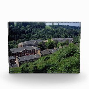 New Lanark Scotland Postcard Poster Photo Block