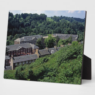 New Lanark Scotland Postcard Poster Plaque