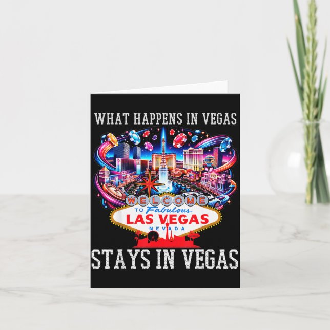 New Las Vegas Love Baby For Holidays In Las Vegas  Card (Front)
