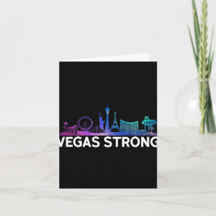 New Las Vegas Strong For Men, Women And Youth  Card