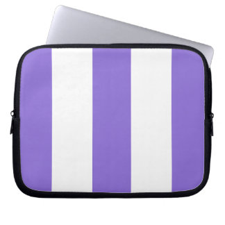 New Lavender & White Stripe Laptop Case Gift