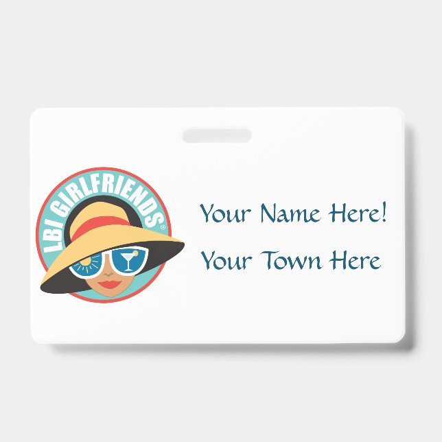 New! LBIG Badge & Lanyard ID Badge (Front)