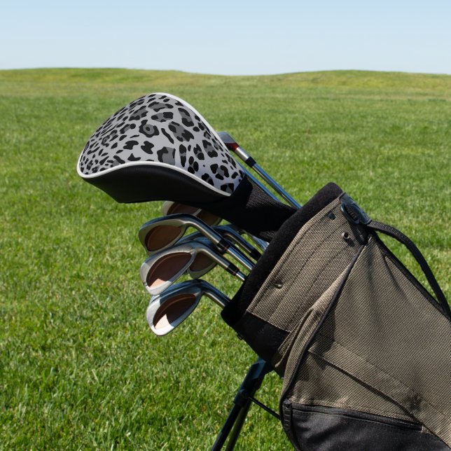 New Leopard Texture 11 Golf Head Cover (In Situ)