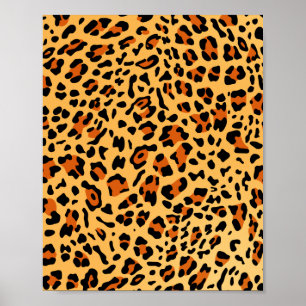 New Leopard Texture 3 Poster
