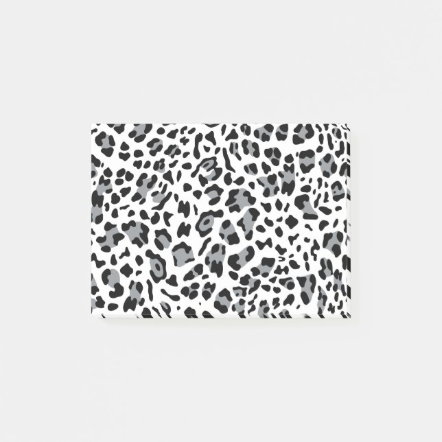 New Leopard Texture 4 Post-it Notes (Front)