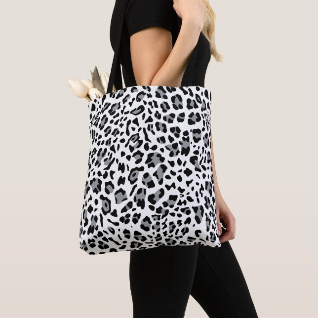New Leopard Texture 4 Tote Bag (Close Up)