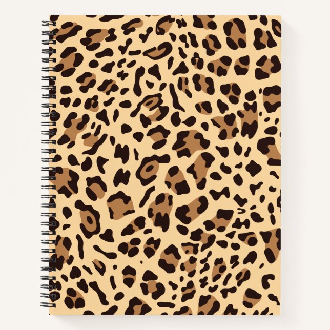 New Leopard Texture 6 Notebook (Front)