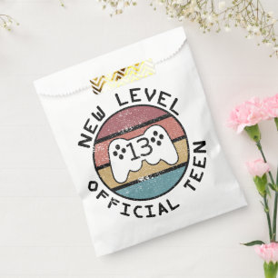 New Level 13 Official Teen - Geeky Birthday Favour Bag