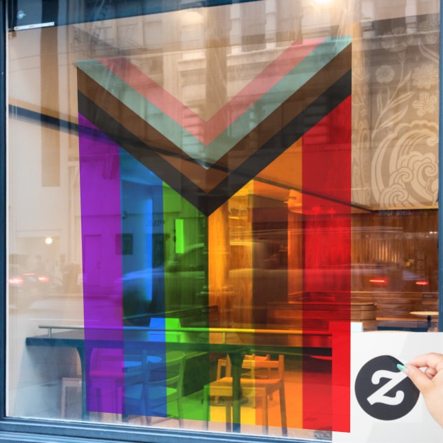 New LGBT+ Rainbow Flag (Cafe Window)