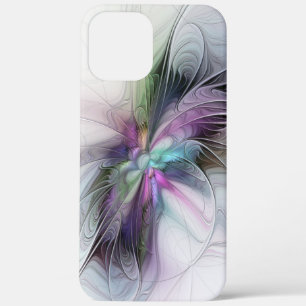 New Life, Colourful Abstract Fractal Art Fantasy iPhone 12 Pro Max Case