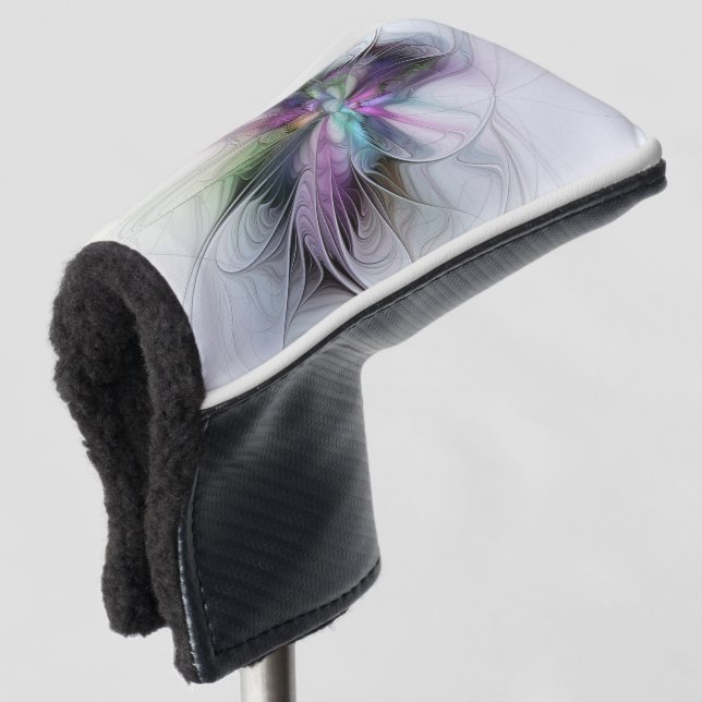 New Life, Colourful Abstract Fractal Art Fantasy Golf Head Cover (3/4 Front)