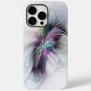 New Life, Colourful Abstract Fractal Art Fantasy iPhone 14 Pro Max Case