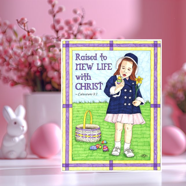 New Life in Christ Easter Inspirational Postcard (Creator Uploaded)
