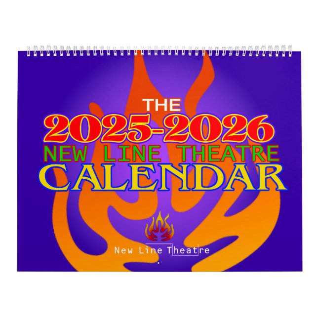 New Line Theatre's 2025-2026 Photo Calendar (Cover)