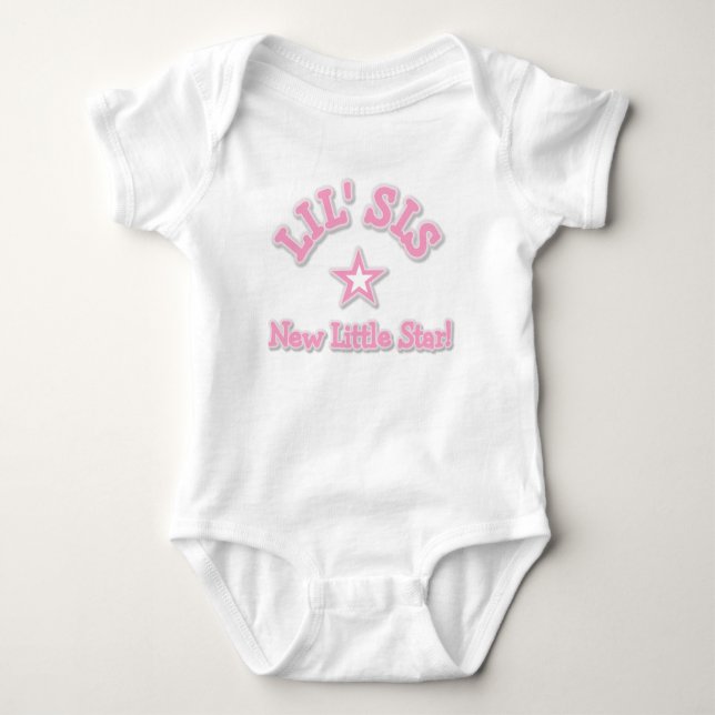New Little Star Sister Baby Bodysuit (Front)