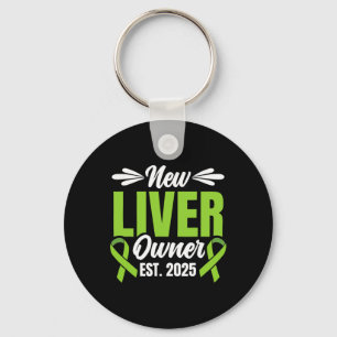 New Liver Owner Est. 2025 - Liver Transplant Recie Key Ring