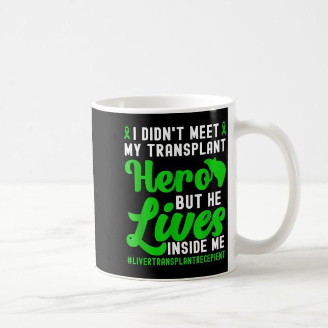 New Liver Owner Funny Liver Transplant Survivor  Coffee Mug (Right)
