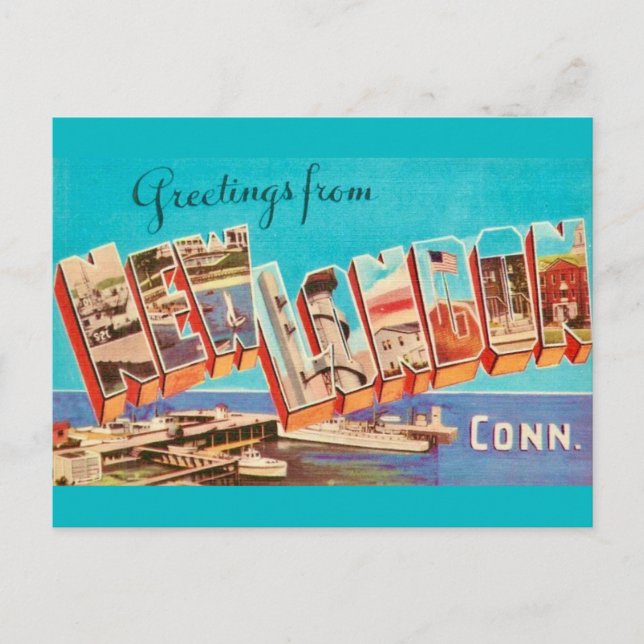 New London Conn Postcard (Front)