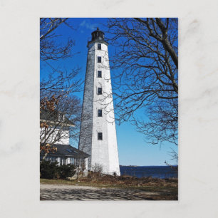 New London Harbour Light Postcard