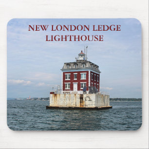 New London Ledge Lighthouse, Connecticut Mousepad