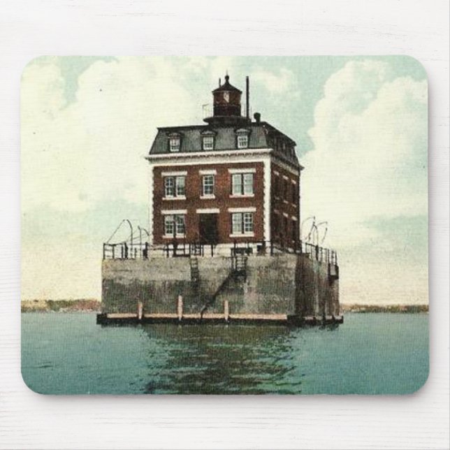 New London Ledge Lighthouse Mouse Pad (Front)