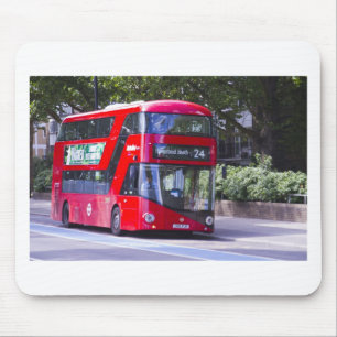 New London Red Bus Mouse Pad