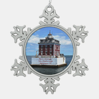 New Londond Ledge Light, CT Christmas ornament