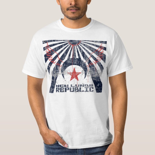New Lunar Republic Flag T-Shirt (Front)