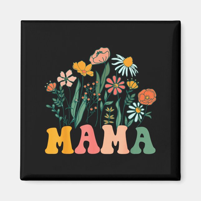 New Mama Wildflower First Birthday &amp; Baby Show Magnet (Front)