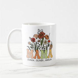 New Mama Wildflower First Birthday & Baby Shower Coffee Mug