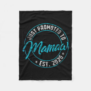 New mamaw first time 2026 promoted to grandma fleece blanket