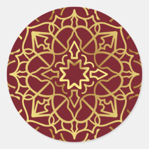 New Mandala 4 Classic Round Sticker