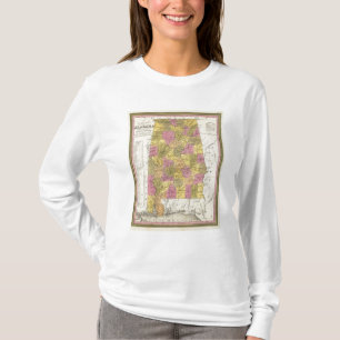 New Map Of Alabama T-Shirt