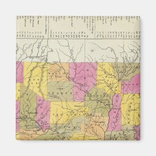 New Map Of Arkansas Magnet