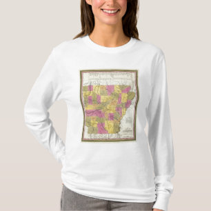 New Map Of Arkansas T-Shirt