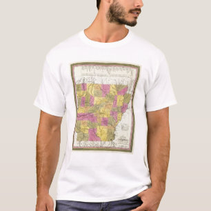 New Map Of Arkansas T-Shirt