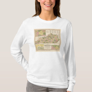 New Map Of Kentucky 2 T-Shirt