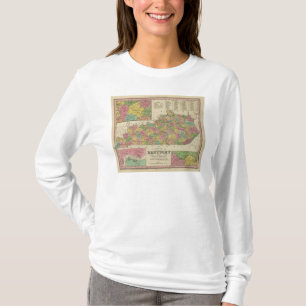 New Map Of Kentucky T-Shirt