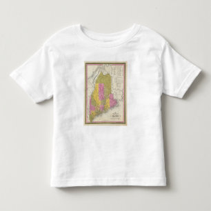 New Map of Maine 2 Toddler T-Shirt