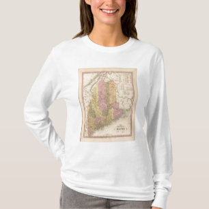 New Map of Maine T-Shirt