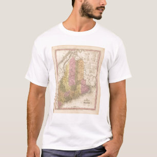 New Map of Maine T-Shirt